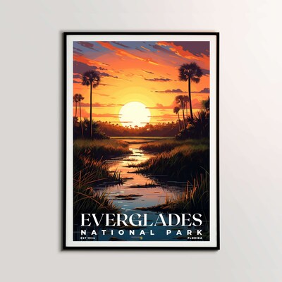 Everglades National Park Poster, Travel Art, Office Poster, Home Decor | S7 - image2